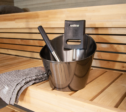 Sauna accessories set Harvia, black steel