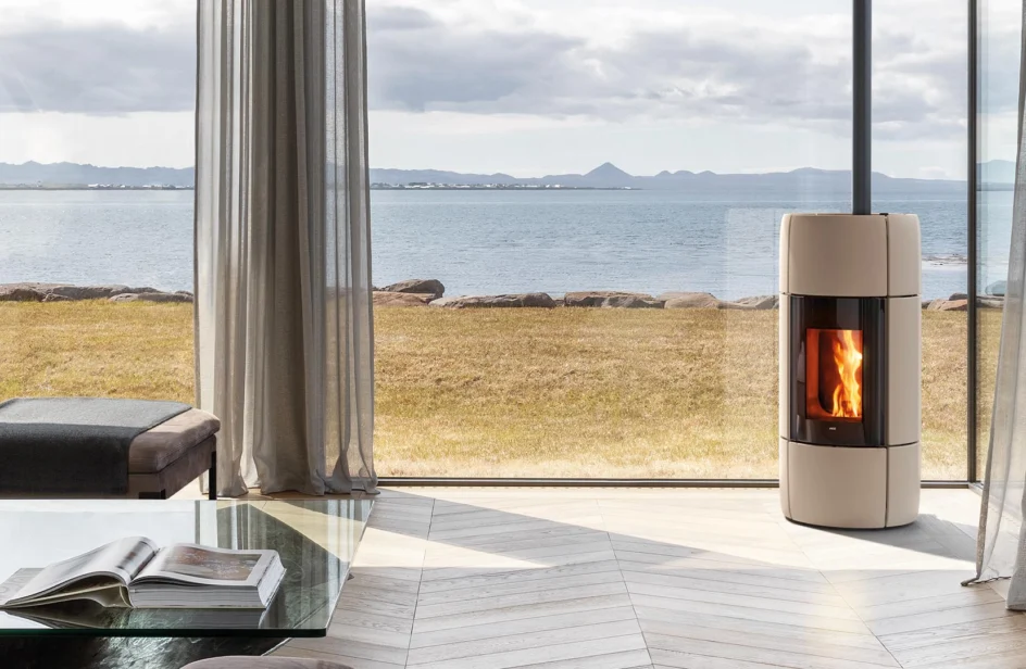 MCZ Curve Core pelletkamin soe hall